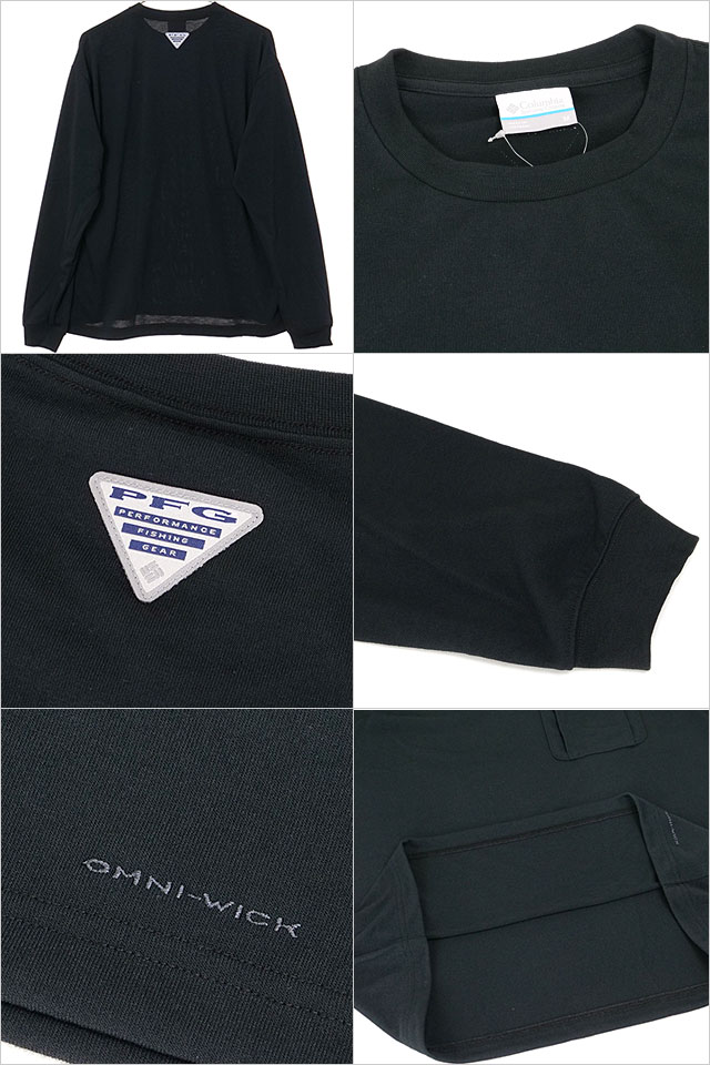 ӥ Columbia СΥ٥󥰥꡼֥롼 [PM0505-010 FW25] Burn Novel Long Sleeve Crew  ȥåץ åȥ ĹµT ® ȥɥ Black ڥ᡼ 谷Ź