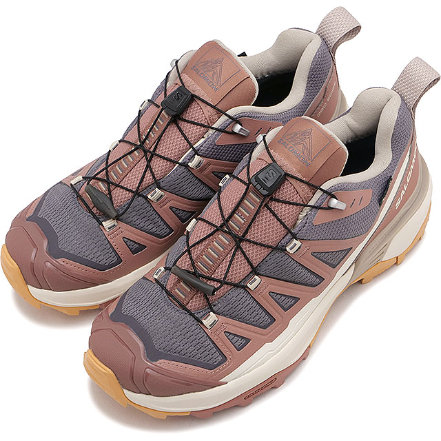 サロモン SALOMON スニーカー エックスウルトラ360 エッジ ゴアテックス ウィメンズ [L47816900 FW25] X ULTRA 360 EDGE GTX W レディースハイキングシューズ 透湿防水 トレッキング EXCALIBUR/BURLWOOD/SILVER-CLOUD