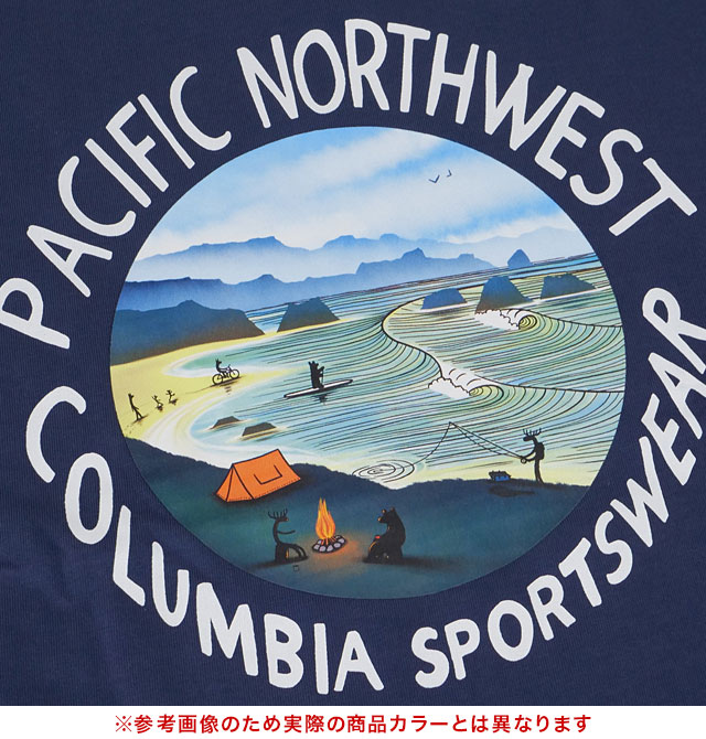 ӥ Columbia 쥤ȥ٥˥塼եå󥰥꡼T [PM0529-125 FW25] Lake to Avenue Graphic LS Tee  ȥåץ åȥ Ĺµ ® ȥɥ Sea-Salt/PNW ڥ᡼ 谷Ź