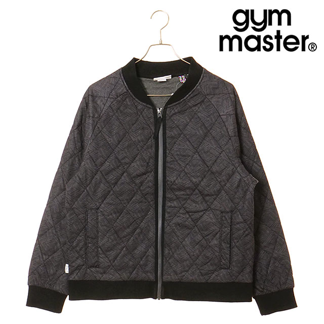ジムマスター GYM MASTER ジャガードキルトジップJKT [G621774-04 FW25] メンズ アウター ブルゾン キルティングジャケット 中綿 チャコール 正規取扱店 ジムマスター GYM MASTER ジャガードキルトジップJKT [G621774-04 FW25