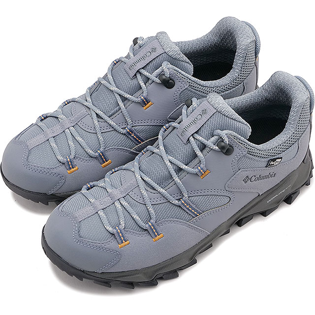 コロンビア Columbia アウトドアシューズ セイバー シックス ロー アウトドライ [YL5037-032 SS25] レディース 靴 ハイキング トレッキング スニーカー 防水 Tradewinds-Grey/Bright-Nectar 正規取扱店