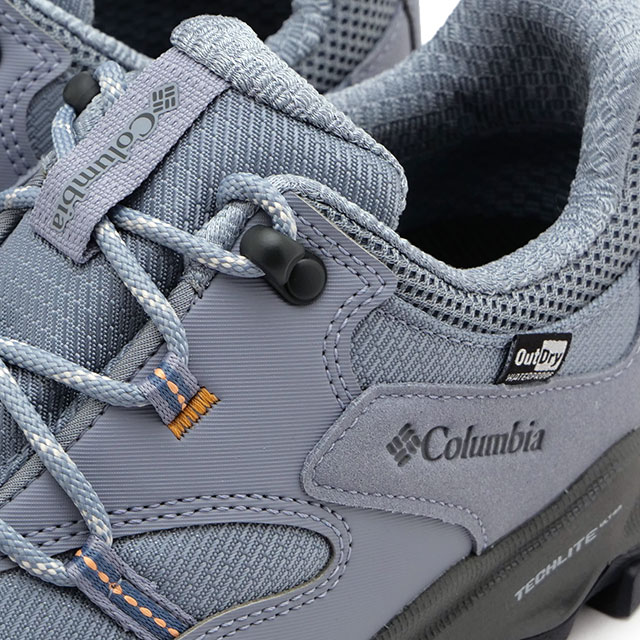 コロンビア Columbia アウトドアシューズ セイバー シックス ロー アウトドライ [YL5037-032 SS25] レディース 靴 ハイキング トレッキング スニーカー 防水 Tradewinds-Grey/Bright-Nectar 正規取扱店