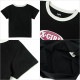 å X-girl ǡ󥰥åХ 硼ȥ꡼֥٥ӡT [105252011012 SU25] GRADATION GLITTER OVAL LOGO S/S BABY TEE ǥ ȥåץ Ⱦµ xgirl BLACK ֥å  ڥ᡼ 谷Ź