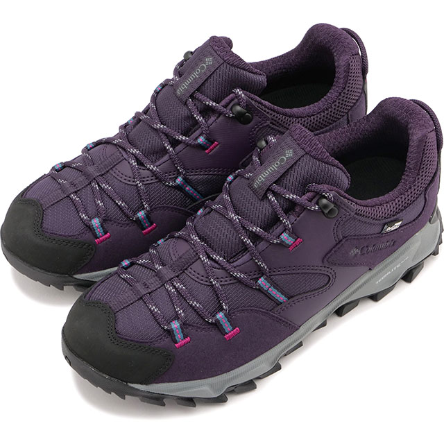 コロンビア Columbia アウトドアシューズ セイバー シックス ロー アウトドライ [YL5037-506 SS25] レディース 靴 ハイキング トレッキング スニーカー 防水 Dark-Plum/Wild-Fuchsia 正規取扱店