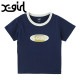 å X-girl ǡ󥰥åХ 硼ȥ꡼֥٥ӡT [105252011012 SU25] GRADATION GLITTER OVAL LOGO S/S BABY TEE ǥ ȥåץ Ⱦµ xgirl NAVY ͥӡ  ڥ᡼ 谷Ź