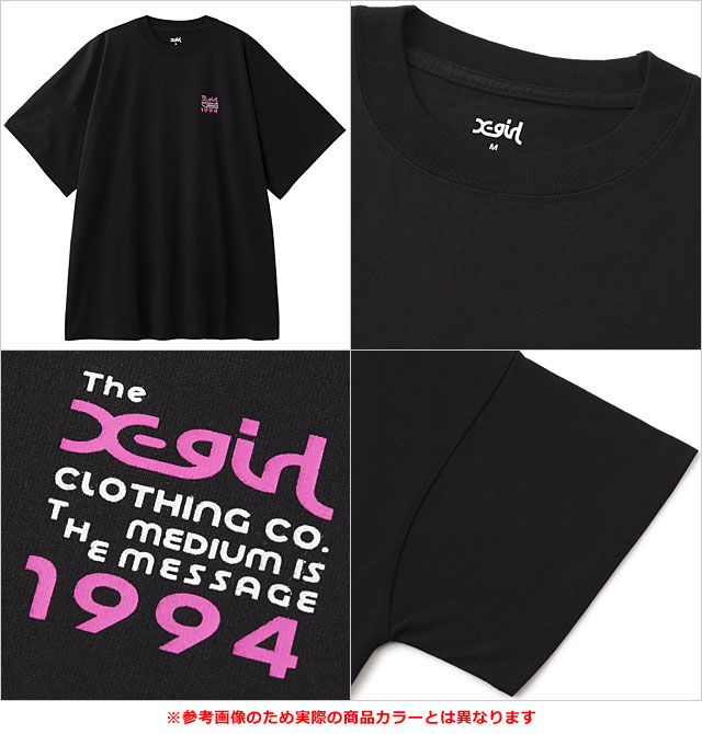 å X-girl ܥå  ե 硼ȥ꡼ ӥåTeeɥ쥹 [105252041008 SU25] BOX LOGO AND FACE S/S BIG TEE DRESS ǥ ȥåץ Ⱦµ xgirl WHITE ۥ磻  谷Ź