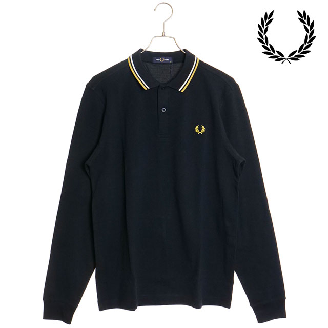 フレッドペリー FRED PERRY ロングスリーブ ツインティップド