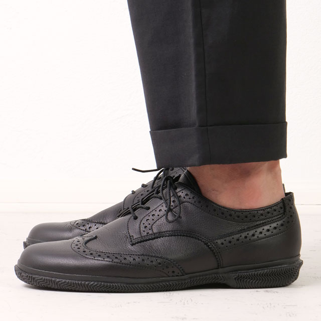 スピングル SPINGLE スニーカー メダリオンシューズ [SP6113-05 SU24] SP-6113 メンズ・レディース 日本製 ビジネス カジュアル Black 先着で限定プレゼント！】【返品送料無料】スピングル SPINGLE