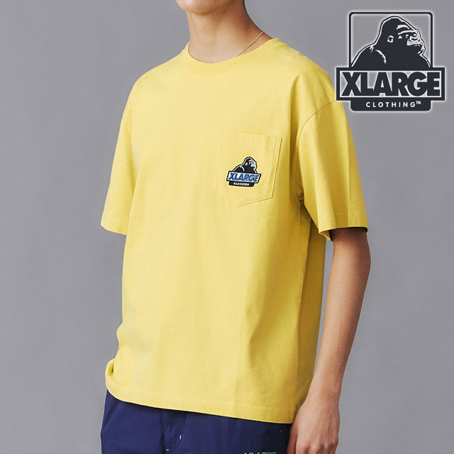 ̵ۥȥ顼 XLARGE  ƥå OG 硼ȥ꡼ ݥåT [101242011004 SU24] SLANTED OG S/S POCKET TEE x-large å顼 ȥåץ Ⱦµ YELLOW ڥ᡼