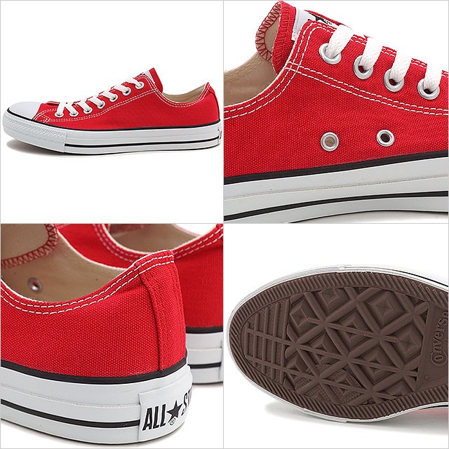 【90'sUSA製】コンバースオールスター ローカット　レッド　7インチ コンバース キャンバス オールスター ローカット CONVERSE CANVAS ALL