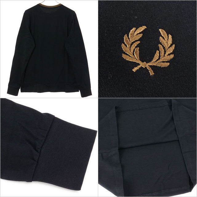 フレッドペリー FRED PERRY ロングスリーブ ツインティップドTシャツ
