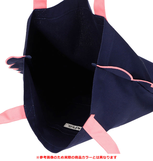 ミルクフェド MILKFED. ラッフル トートバッグ [103254053003 FW25] RUFFLE TOTE BAG レディース肩掛け キャンバストート オフホワイト【メール便配送】