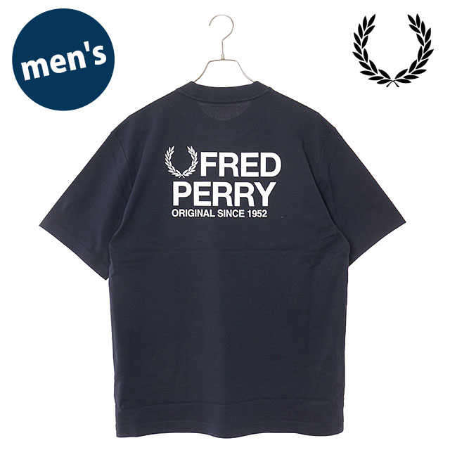 フレッドペリー FRED PERRY メンズ バックプリントフレッドペリー