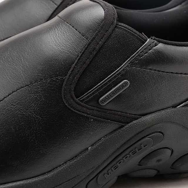 【20%OFF/SALE】メレル MERRELL スニーカー ジャングルモック エボ ウォータープルーフ [J5006787 FW24] U JUNGLE MOC EVO WP メンズ レディース ユニセックス 靴 シューズ スリッポン 防水 BLACK 正規取扱店【ts】【ts】