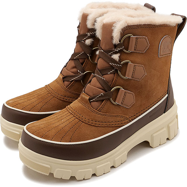  SOREL ֡ ƥܥ5 ץ롼 [NL5113-242 FW24] W TIVOLI V WP ǥ  ɿ Ρ֡ 󥿡֡ Velvet-Tan/Tobacco