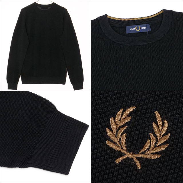 フレッドペリー FRED PERRY ピケステッチジャンパー [K1309] PIQUE 