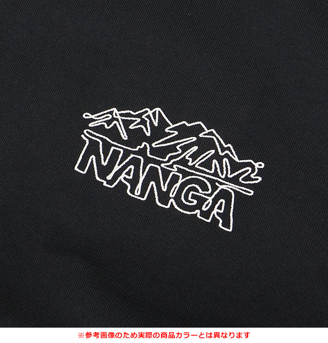 ナンガ NANGA メンズ エコハイブリッド ラインドローイングTシャツ