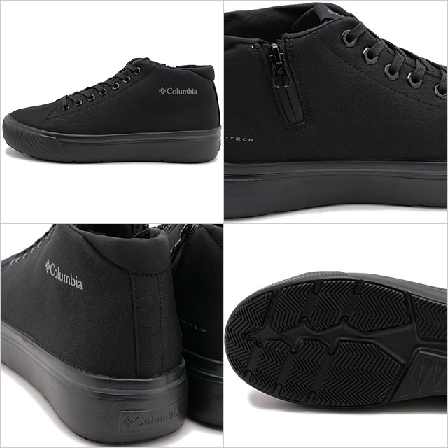 【SALE】コロンビア Columbia スニーカー ホーソンレイン ミッド オムニテック [YU6862-010 SS25] レディース 靴 レインシューズ コーデュラ素材 Black ブラック 正規取扱店【ts】