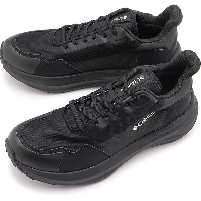 コロンビア Columbia スニーカー スカイライド ストリート ウォータープルーフ [YU8523-010 SS25] メンズ 靴 シューズ 防水 Black ブラック 正規取扱店