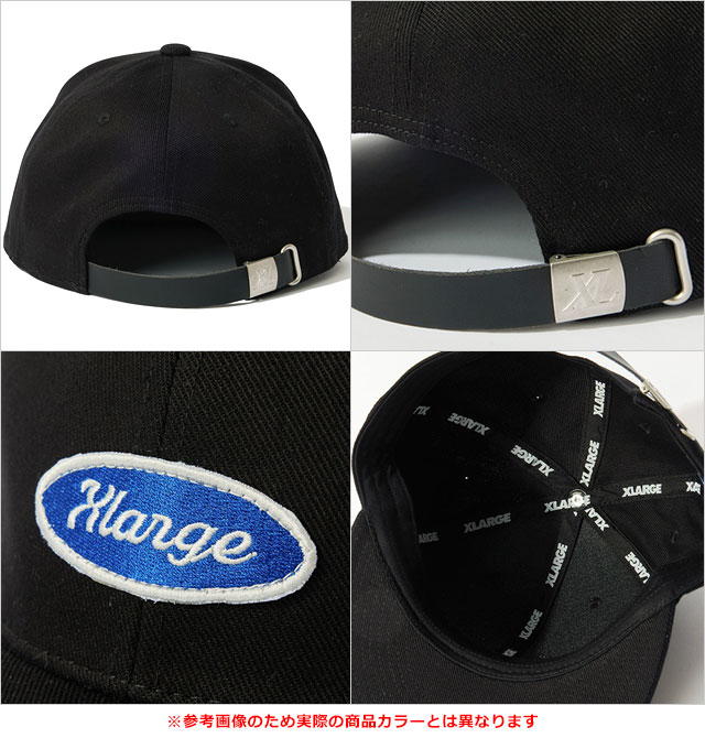 エクストララージ XLARGE オーバルロゴ 6パネルキャップ [101252051003 SU25] OVAL LOGO 6PANEL CAP メンズ・レディース x-large エックスラージ 帽子 フリーサイズ WHITE 正規取扱店