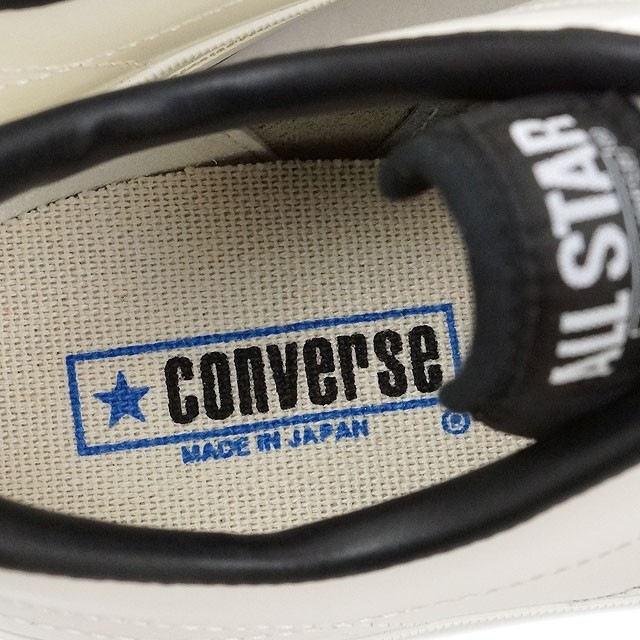 CONVERSE ホワイトスネークmade in japan 箱付き CONVERSE WEAPON ハイカットスニーカー ホワイト/スネーク柄