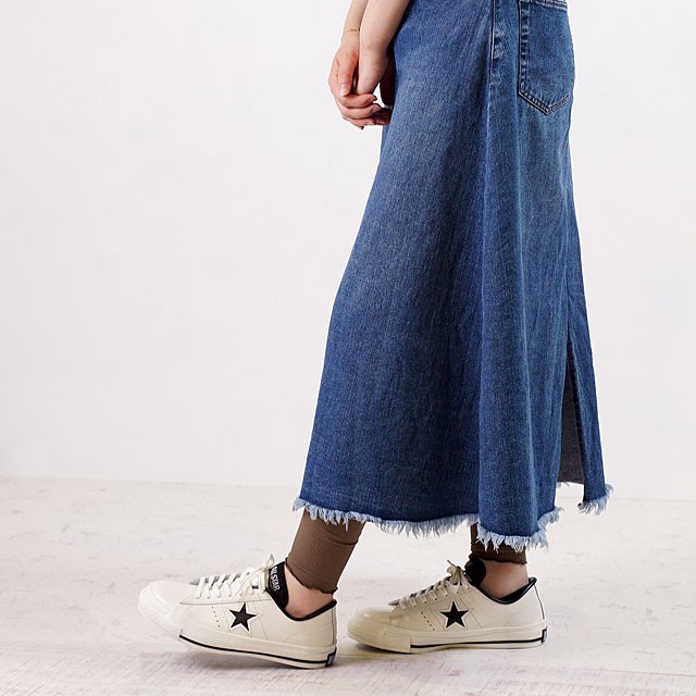 コンバース ワンスター J ホワイト/ブラック CONVERSE ONE STAR J