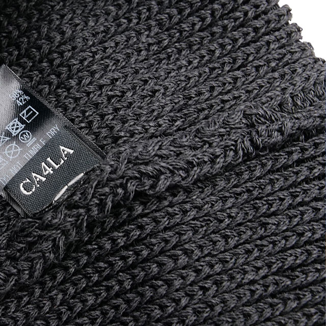 新品 CA4LA WTURN WASH9 ニット帽・ビーニー ブラック 黒 CA4LA ニット帽 ニットキャップ WTURN WASH9 メンズ レディース