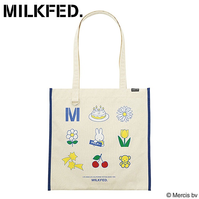 ミルクフェド MILKFED. ミッフィー アイコン トートバッグ