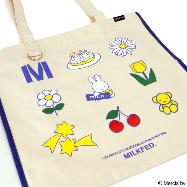 ミルクフェド MILKFED. ミッフィー アイコン トートバッグ