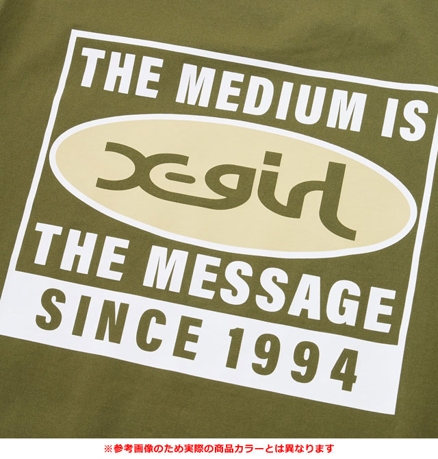 å X-girl ܥå硼ȥ꡼T [105258011001 SS25SPOT] BOX LOGO S/S TEE ǥ xgirl ȥåץ Ⱦµ BLACK ڥ᡼ 谷Ź