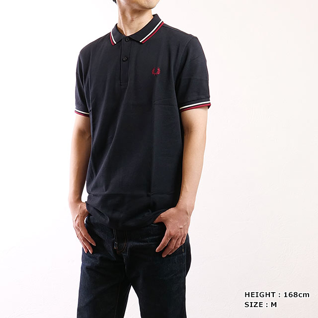 フレッドペリー FRED PERRY ポロシャツ ツイン ティップド フレッド