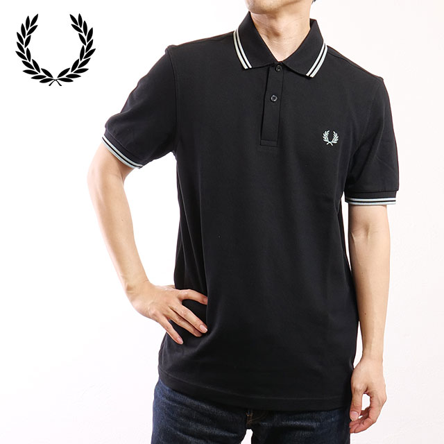 FRED PERRY ポロシャツ ブラック 半袖 フレッドペリー FRED PERRY ポロシャツ ザ・フレッドペリーシャツ