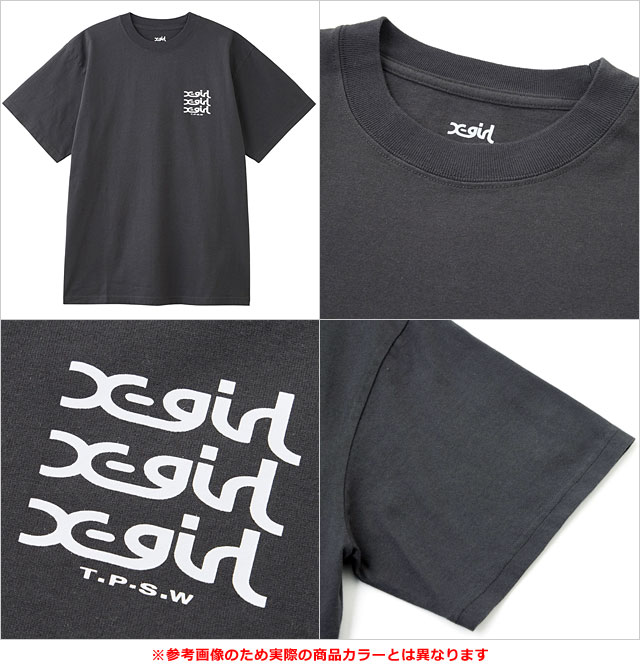 å X-girl 硼ȥ꡼T [105258011004 SS25SPOT] GLOW LOGO S/S TEE ǥ xgirl ȥåץ Ⱦµ WHITE ڥ᡼ 谷Ź