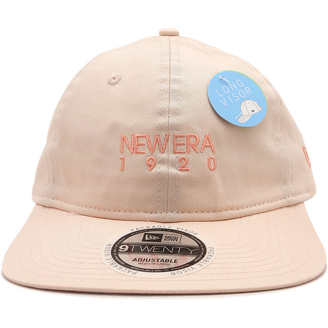 【30%OFF/SALE】ニューエラ キャップ NEW ERA CAP ロングバイザー [14388709 SS25] 9TWENTY Long Visor メンズ・レディース 帽子 サイズ調整可能 ピンク 正規取扱店【ts】