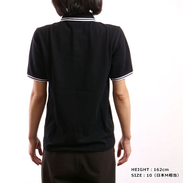 Fred Perry Shirt G3600 フレッドペリーポロシャツ 白黒 FRED PERRY