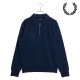 30%OFF/SALEۥեåɥڥ꡼ FRED PERRY  åץͥå 顼åȥ [M6639-395 FW24Q4]եåɡڥ꡼ FREDPERRY ZIP NECK COLLAR SWEATSHIRT դ ȥ졼ʡ ץ륪С DARK-CARBON 谷Źs