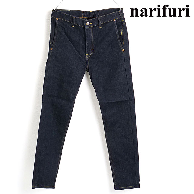 コラボ】ナリフリ narifuri メンズ Lee リー サイクルスキニーデニム