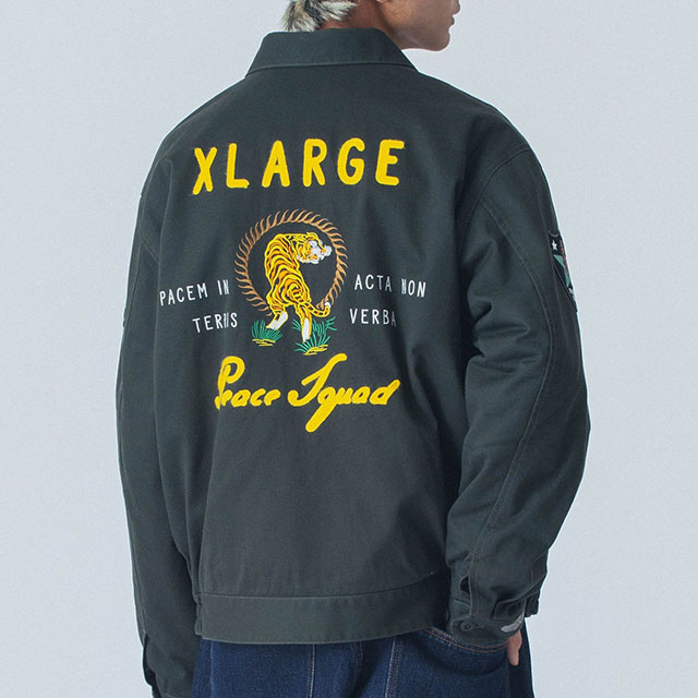 X-LARGE PEACE SQUAD VIETNAM JACKET ベトジャン 20%OFF/SALE】エクストララージ XLARGE ピース スクワッド ベトナム