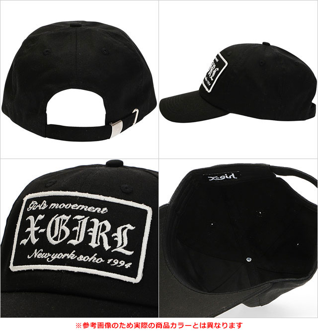 エックスガール X-girl シックスパネルキャップ [105254051006 FW25] LOGO PATCH 6PANEL CAP レディース xgirl 帽子 パープル 正規取扱店