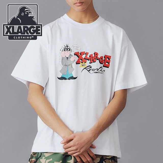 ̵ۥȥ顼 XLARGE  ȥ顼 饸 硼ȥ꡼T [101242011002 SU24] XLARGE RADIO S/S TEE x-large å顼 ȥåץ Ⱦµ WHITE ڥ᡼