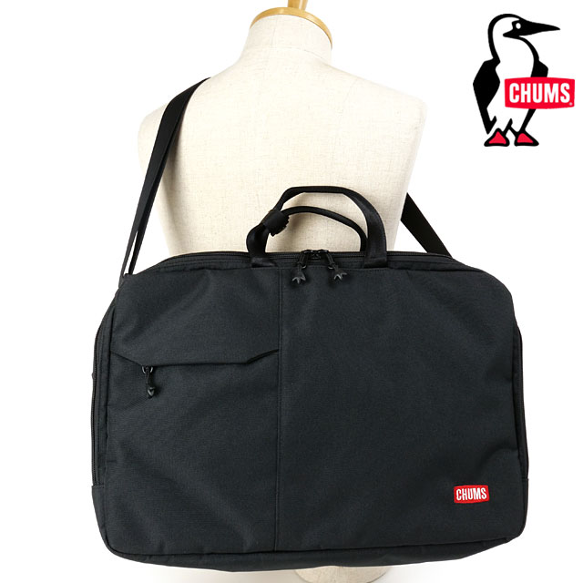 チャムス CHUMS SLC 3ウェイ ブリーフケース [CH60-3852 FW24] SLC 3Way Briefcase メンズ・レディース 鞄 ショルダー ビジネスバッグ Black（K001）