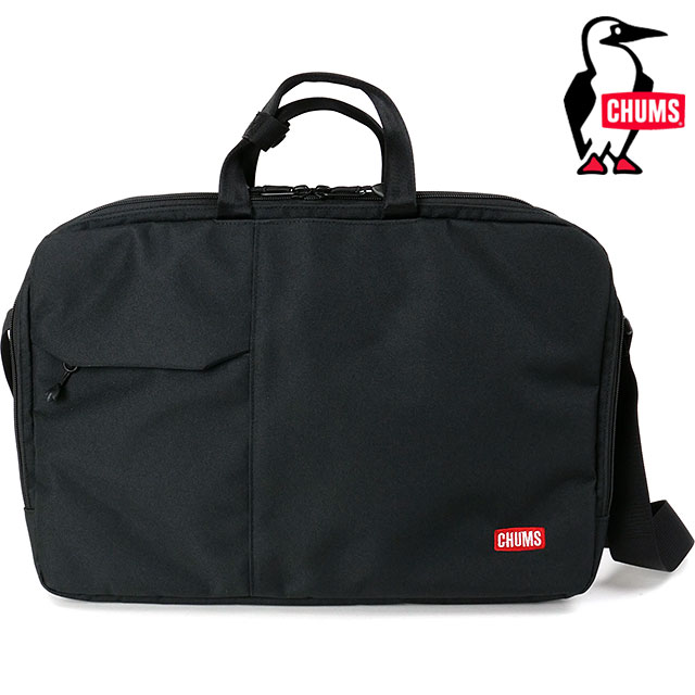 チャムス CHUMS SLC 3ウェイ ブリーフケース [CH60-3852 FW24] SLC 3Way Briefcase メンズ・レディース 鞄 ショルダー ビジネスバッグ Black（K001）