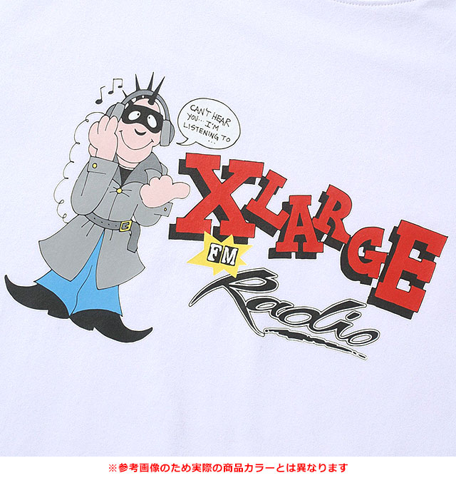 ̵ۥȥ顼 XLARGE  ȥ顼 饸 硼ȥ꡼T [101242011002 SU24] XLARGE RADIO S/S TEE x-large å顼 ȥåץ Ⱦµ BLACK ڥ᡼