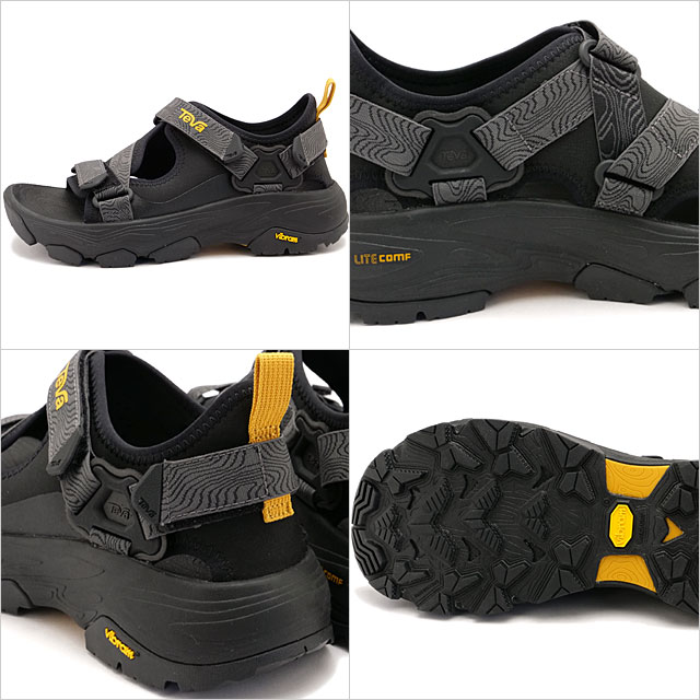テバ グランドビューマックスサンダル 28センチ 黒 テバ(TEVA