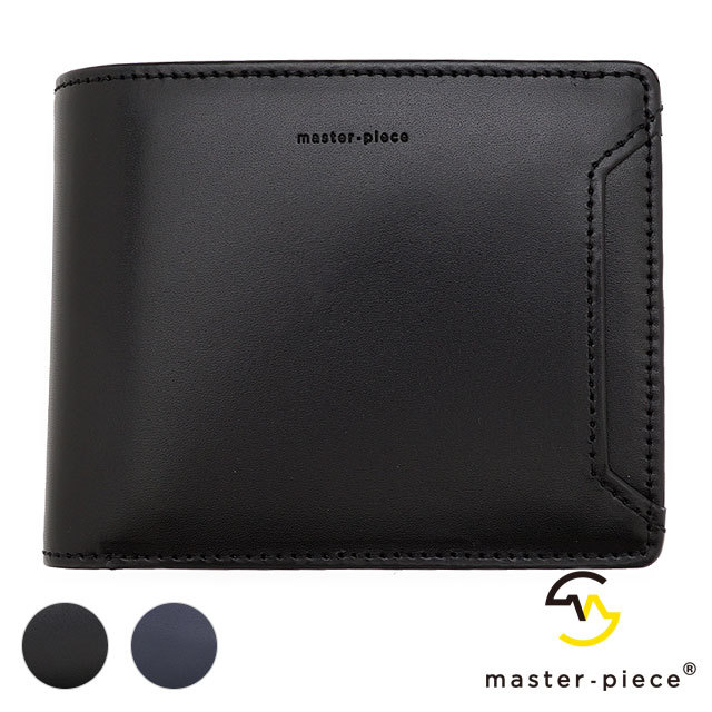 マスターピース master-piece メンズ 二つ折りミドルウォレット Notch