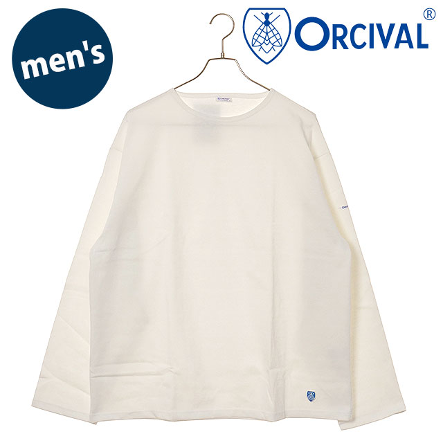 オーシバル ORCIVAL メンズ クルーネック ロングスリーブプルオーバー