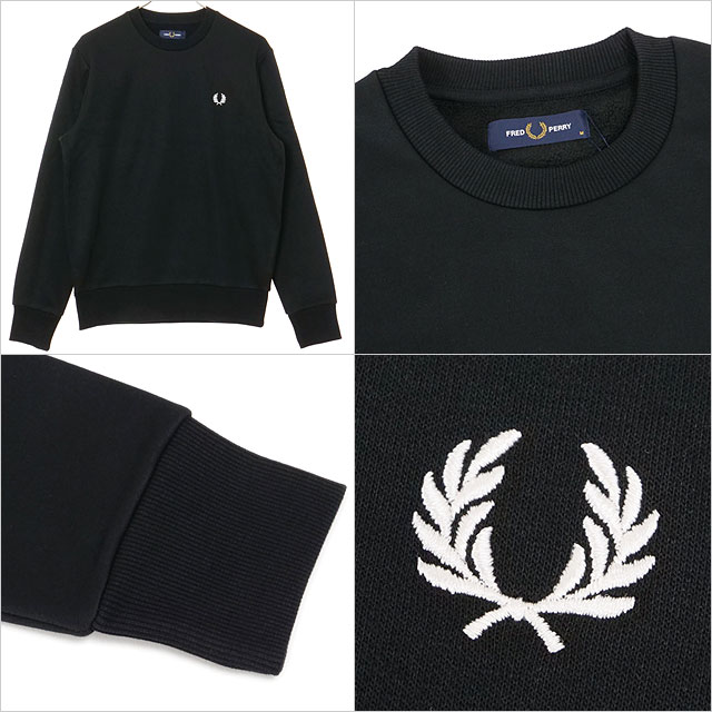 フレッドペリー FRED PERRY ボールドブランディング クルーネック
