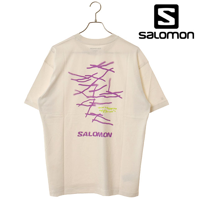サロモン SALOMON Tシャツ メンズ ワイルドレイズ ショートスリーブ 
