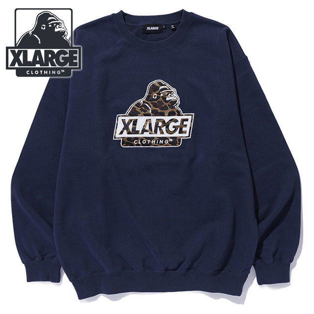 エクストララージ XLARGE メンズ スランテッドOG クルーネック 
