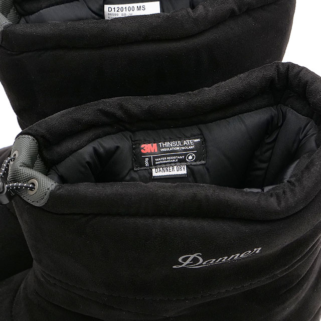 ダナー Danner スノーブーツ フレッド [D120100 FW22] FREDDO B200 PF メンズ・レディース アウトドア 防水 中綿 ウィンターブーツ ビブラムソール MS BLACK